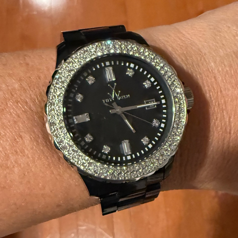 Plasteramic Crystal Stone Toy Watch